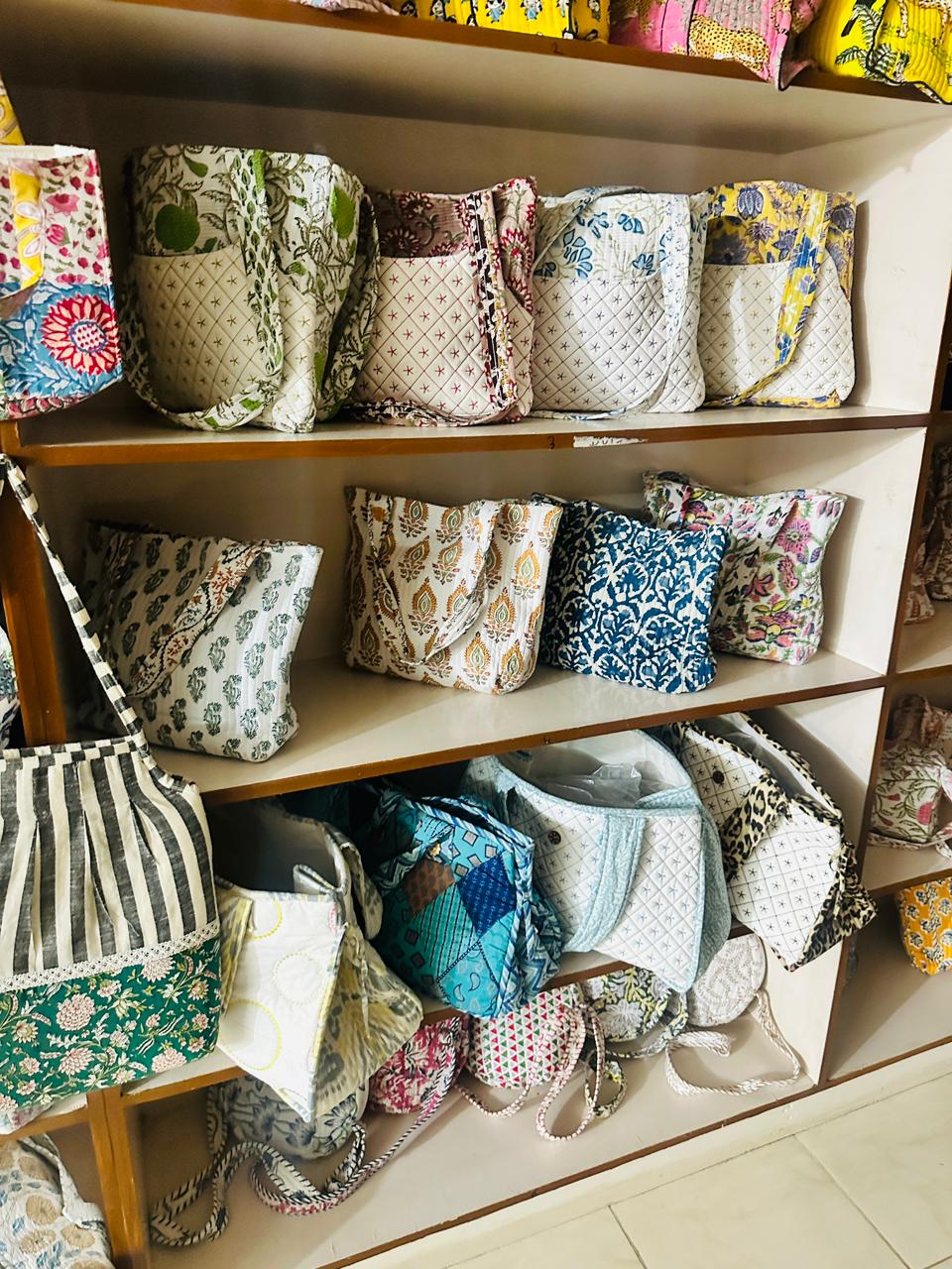 Wholesale Hand Block Printed Bags